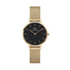 Daniel Wellington -  orologio PETITE EVERGOLD BLACK