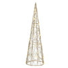 Figura luminosa a forma di albero con LED a luce calda, con Timer e adattatore, per interno
