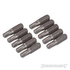 Punte in acciaio cromo vanadio con codolo esagonale 1/4 a taglio - PH - PZ - esagonale - T Silverline