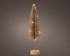 Alberello di Natale oro  pino con LED luminosi a luce calda decorazione natalizia