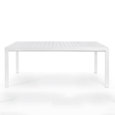 Tavolo allungabile "Atlantic" in alluminio dogato da esterno per giardino e veranda 180/270 cm