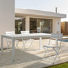 Tavolo allungabile Atlantic in alluminio dogato da esterno per giardino e veranda 180/270 cm