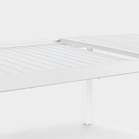 Tavolo allungabile "Atlantic" in alluminio dogato da esterno per giardino e veranda 180/270 cm