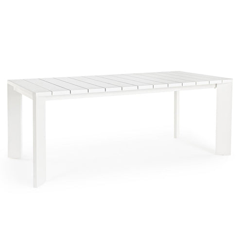 Tavolo Atlantic in alluminio dogato da esterno per giardino e veranda 188 cm