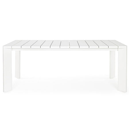 Tavolo "Atlantic" in alluminio dogato da esterno per giardino e veranda 188 cm