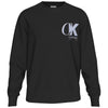 Calvin Klein felpa nera logo sul petto LV04LD243GUB1