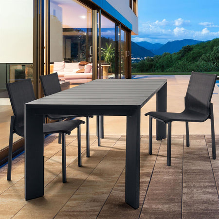 Tavolo "Atlantic" in alluminio dogato da esterno per giardino e veranda 188 cm