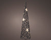 Figura luminosa a forma di albero con micro LED a luce calda, con Timer e adattatore, per interno