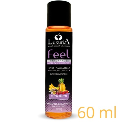 Lubrificante aromatizzato ad acqua Luxuria Feel Tutti Frutti 60 ml