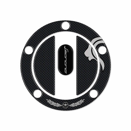 Adesivo 3D Protezione tappo serbatoio compatibile con Benelli Leoncino 500