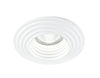 Faretto Incasso Soffitto Ribassato Tondo Gesso Decorato Verniciabile GU10