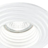 Faretto Incasso Soffitto Ribassato Tondo Gesso Decorato Verniciabile GU10