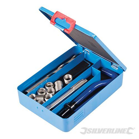 Kit di riparazione filettatura Helicoil punta guida estrattore Silverline Prezzo Silverline