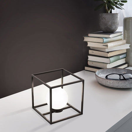 Lampada Industrial Da Esterno Z_Solar Led Acciaio Nero Quadrata