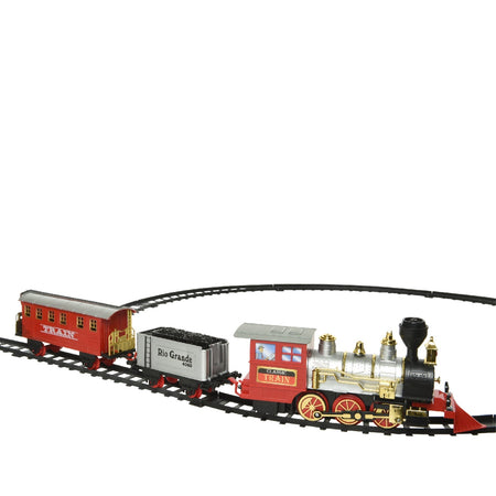 Trenino con vagoni che si muove con rotaie circolari da 345 cm a LED