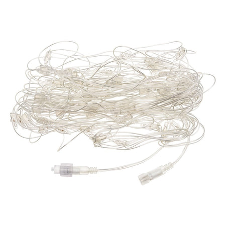 Tenda a Rete luce Calda a Led per esterno decorazione natalizie h 100 cm