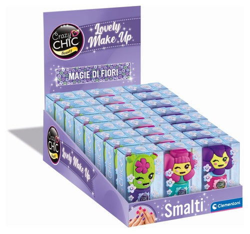 Clementoni - Crazy Chic Smalti Magie Di Fiori Assortiti 18132