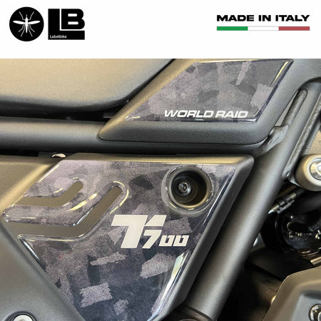 Adesivi Protezioni Laterali moto compatibili con Yamaha Tenere 700 World Raid