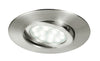 Faretto Policarbonato Nikel Tondo Incasso Cartongesso Led 5 watt Luce Calda