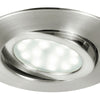 Faretto Policarbonato Nikel Tondo Incasso Cartongesso Led 5 watt Luce Calda