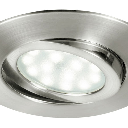 Faretto Policarbonato Nikel Tondo Incasso Cartongesso Led 5 watt Luce Calda