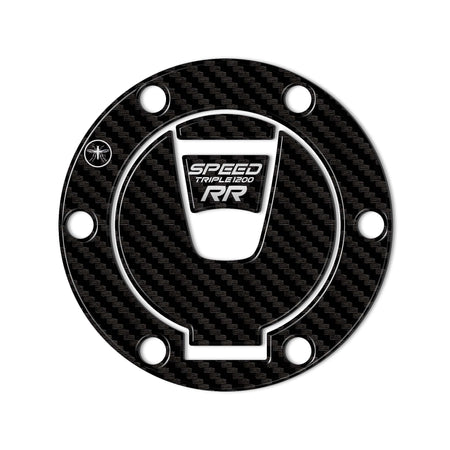 Adesivo 3D Protezione tappo serbatoio compatibile con Triumph Speed Triple 1200 RR