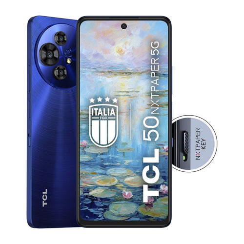 Tcl 50 nxtpaper 5g 17,2 cm (6.78\) doppia sim android 14 usb tipo-c 8 gb 256 gb 5010 mah blu - TCT702D-2CLCA112