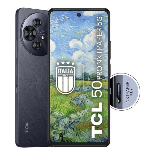 Tcl 50 pro nxtpaper 5g 17,3 cm (6.8\) doppia sim android 14 usb tipo-c 8 gb 512 gb 5010 mah grigio - T803D 2ALCA112