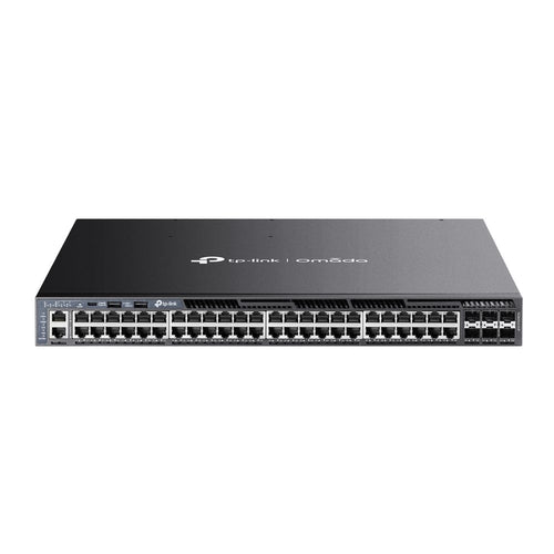 Tp-link omada sg6654xhp switch di rete gestito l3 gigabit ethernet (10/100/1000) supporto power over ethernet (poe) 1u nero