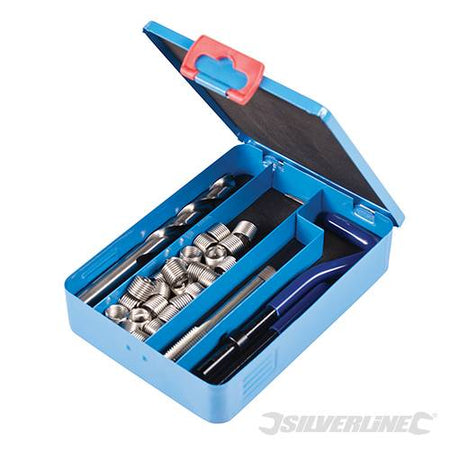 Kit di riparazione filettatura Helicoil punta guida estrattore Silverline Prezzo Silverline