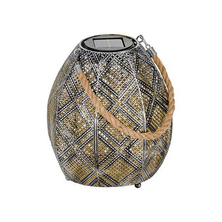 Lampada Contemporanea Da Esterno Z_Solar Led Metallo Argento Antico