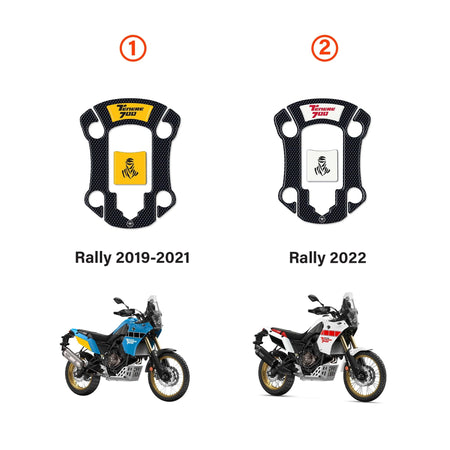 Adesivo 3D Protezione Tappo Serbatoio compatibile con Yamaha Tenere 700 dal 2019
