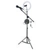 Karaoke meme music 61359 lee stage microphone wireless con anello led