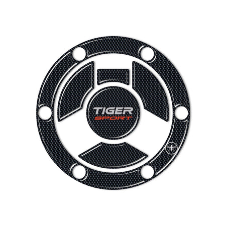 Adesivo 3D Protezione tappo serbatoio compatibile Triumph Tiger 660 1050 Sport