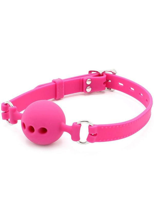 Ball Gag Respirabile Rosa