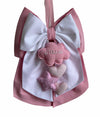 Fiocco nascita in cotone personalizzabile fatto a mano 35 x h 40 cm Made in Italy
