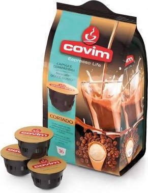 48x Cortado Flowpack Capsule Compatibili Dolce Gusto Covim Caffè 3 Cartoni Da 16 Pezzi Alimentari e cura della casa/Caffè tè e bevande/Caffè/Cialde e capsule di caffè Non solo alimenti - Albano Laziale, Commerciovirtuoso.it