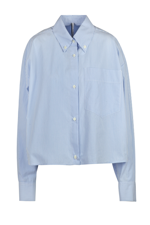 Liviana Conti - Camicia - 450569 - Bianco/Azzurro da donna