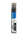 Refill per penne Pilot Frixion nero 0,7 mm 3 pezzi