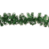 Ghirlanda natalizia in PVC innevata boa festone per decorazione realistica 5,4 mt