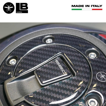 Adesivo 3D Protezione tappo serbatoio scooter compatibile con Yamaha Tmax 2022