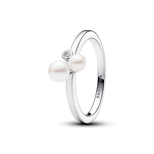 Pandora - Anello Perle d'Acqua Dolce Coltivate e Punto Luce