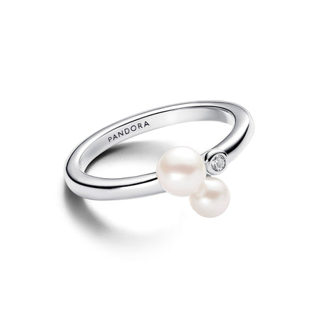 Pandora - Anello Perle d'Acqua Dolce Coltivate e Punto Luce