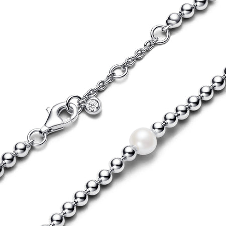 Pandora - Bracciale con Perla d’Acqua Dolce Coltivata e Sfere