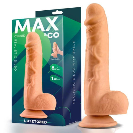 Cloud Dildo Realistico Con Testicoli E Ventosa 21 cm