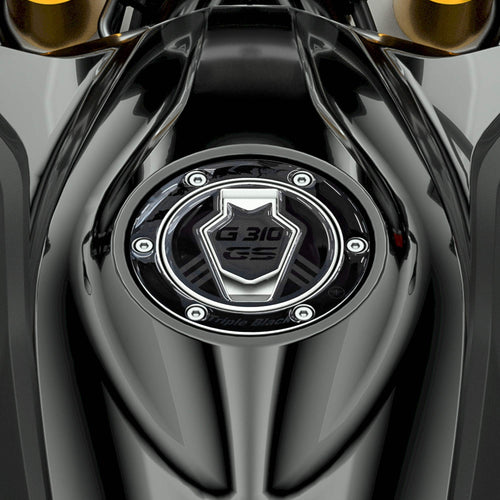 Adesivo 3D tappo serbatoio compatibile con BMW G 310 GS Triple Black 2017-2023