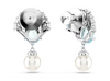 Swarovski - Orecchini pendenti Idyllia Conchiglia, Blu, Placcato rodio