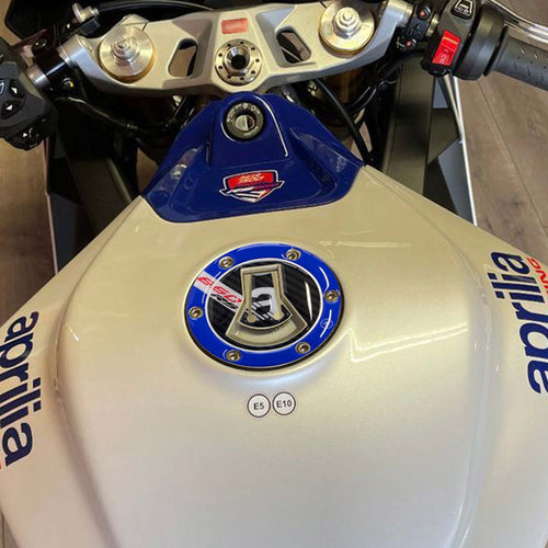 Adesivo 3D tappo serbatoio moto compatibile con Aprilia RS 660 Limited Edition