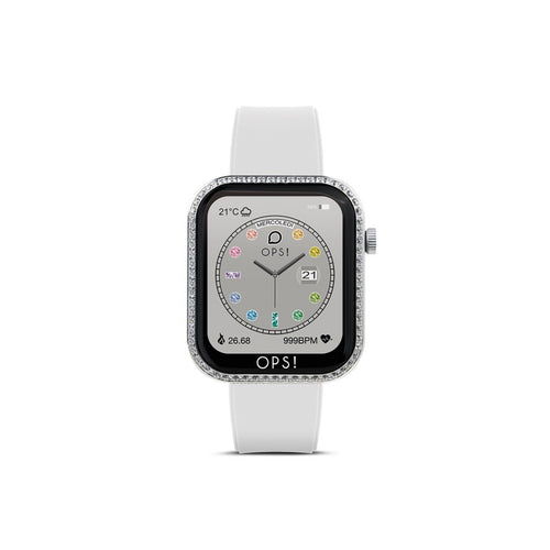 Ops Object - Smartwatch CALL LOVE DIAMONDS Bianco