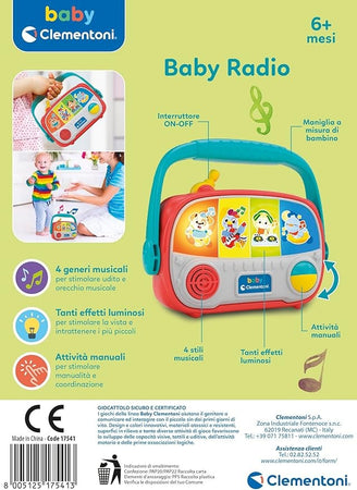 Clementoni - Baby Radiolina Neonati 6-36 Mesi 17541